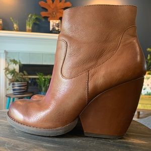 Kork-Ease Coralynn Leather Wedge Boot 9.5